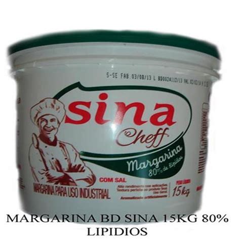 MARGARINA BD SINA 15KG 80 LIPIDIOS