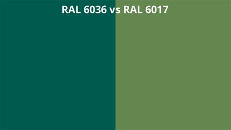 Ral 6036 Vs 6017 Ral Colour Chart Uk