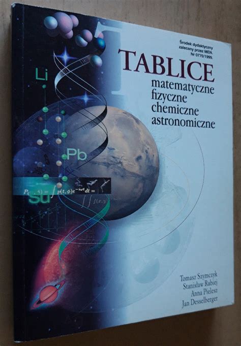 Tablice Mat Fiz Chem Astronomiczne Suwa Ki Kup Teraz Na Allegro