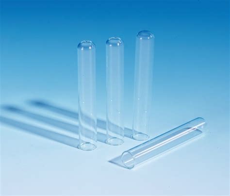 Glass Rimless Test Tubes Soda Borosilicate Glass ISS