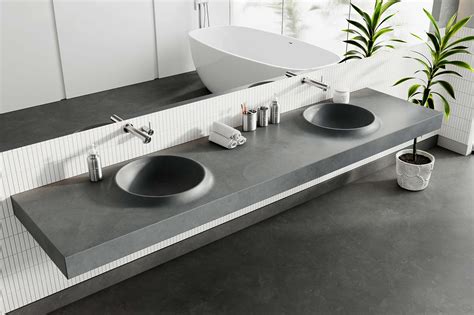 Nuance Studio Unique Circular Concrete Wash Basins For Luxury