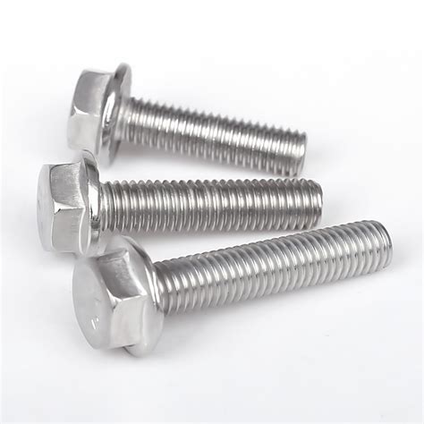 A2 A4 Hex Head DIN 6921 SUS 304 316 Stainless Steel Flange Bolt China