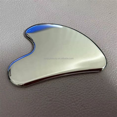 2023 Oem Stainless Steel Gua Sha Heart Shaped Metal Gua Sha Facial