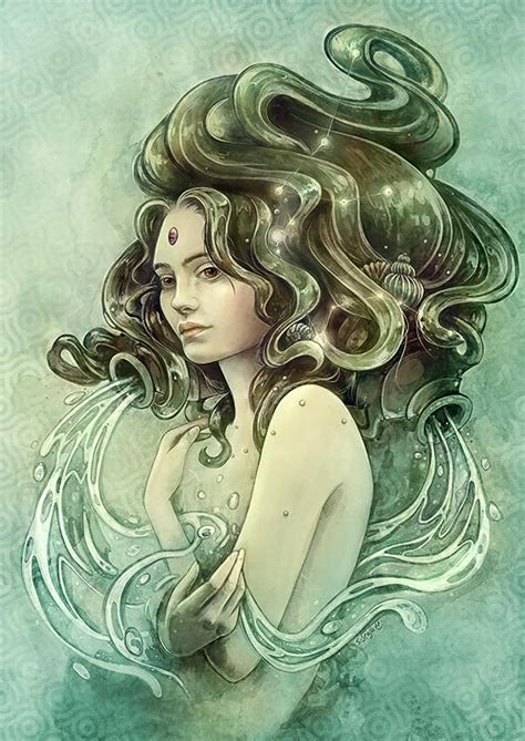 Zodiac Aquarius By Syllie On Deviantart