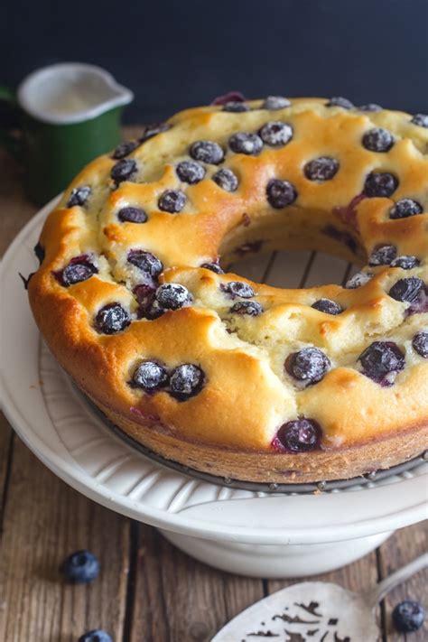 Easy Blueberry Cake With A Vanilla Glaze Recipe An Italian In My Kitchen