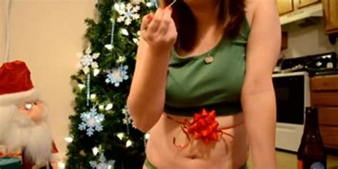 MILFTRIP Busty Blonde Invites Neighbor Over For His Christmas Eve Gift Tnaflix