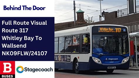 Full Route Visual Nexus Bus Route 317 Whitley Bay To Wallsend