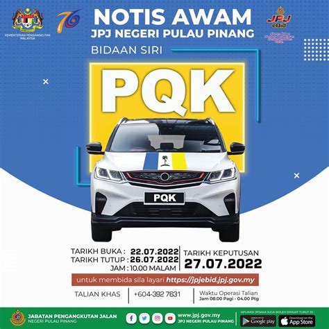 Jpj Ebid Amp And Pqk Number Plates Up For Bidding