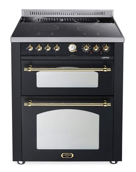 Lofra Piano De Cuisson Dolce Vita 70 Cm 2 Fours Induction Noir