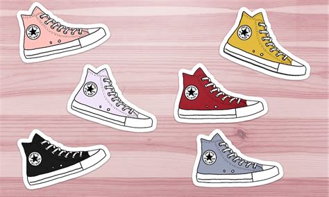 Converse Shoes Sticker Chuck Taylors Sticker All Stars Etsy