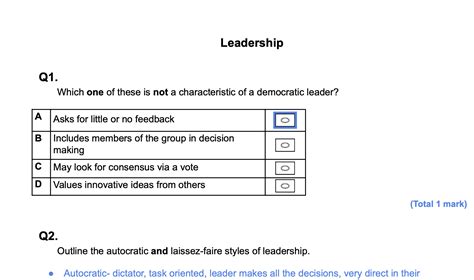 AQA A-Level, Past Paper Questions with Answers | Teaching Resources