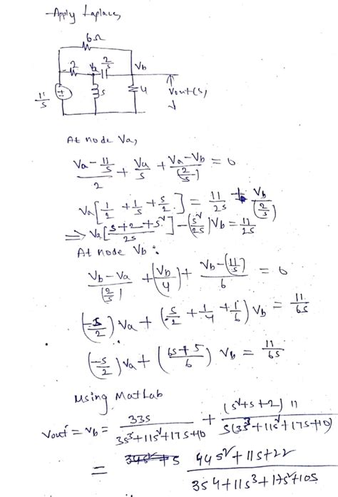 [solved] A Determine Uout T In The Circuit Of Fig P12 26 Given