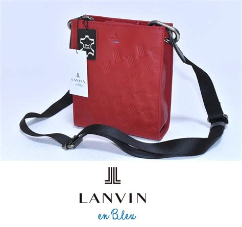 【未使用】【定価16500円】新品 Lanvin En Bleu ランバンオンブルー ティルト レザーショルダーバッグ 524101