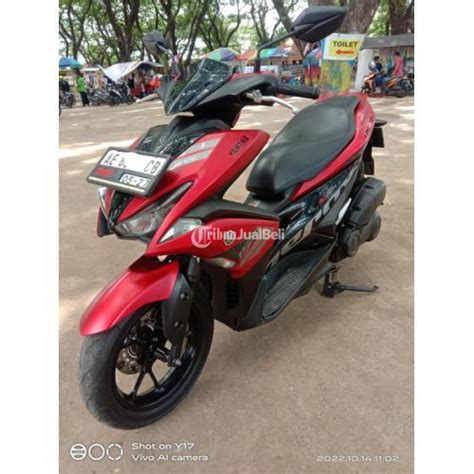 Motor Yamaha Aerox Tahun Bekas Siap Pakai Warna Merah Harga Nego