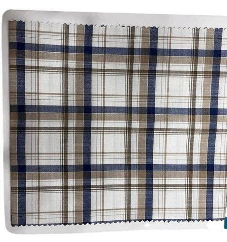 Cotton Check Fabric Check Stripes Multicolour At Rs Meter In Meerut