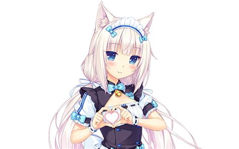 Hd Wallpaper Video Game Nekopara Kimono Nekomimi Wallpaper Flare