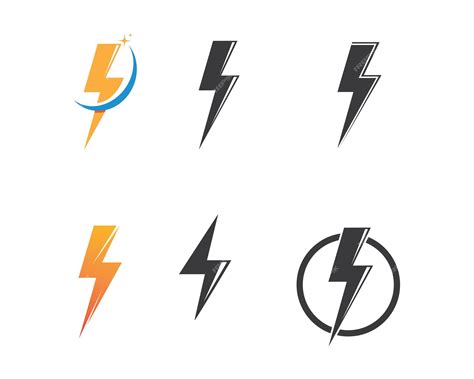 Premium Vector Flash Power Thunder Illustration Vector Template