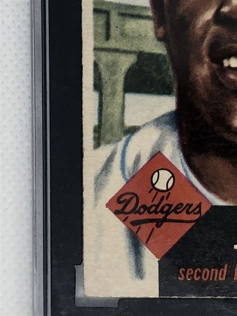 Topps Jackie Robinson Card Hof Certified Sgc Vg Ex Rare