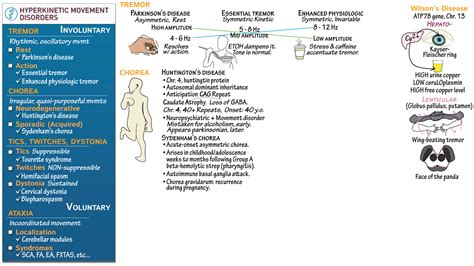 USMLE COMLEX Step 1 Tremor Chorea Wilson S Disease Draw It To