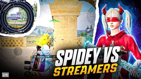 SPIDEY VS STREAMER HIGH TIER CLUTCHES AND SPRAYS BGMI PUBG