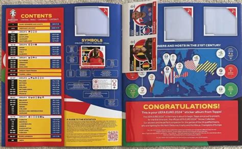 Topps Uefa Euro Germany Official Sticker Album