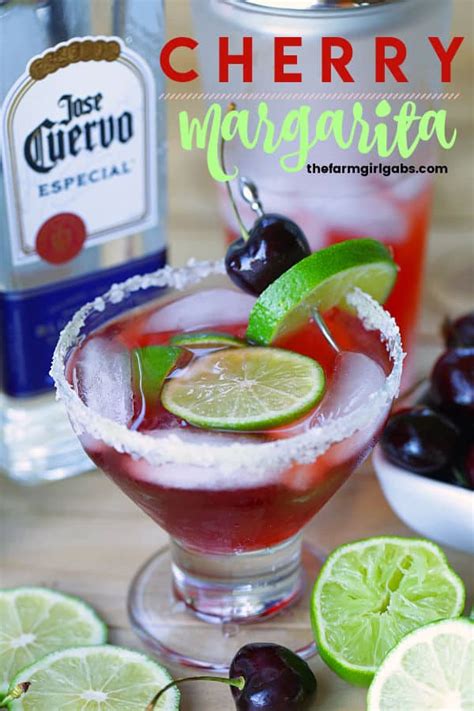 The Best Cherry Margarita Recipe The Farm Girl Gabs®