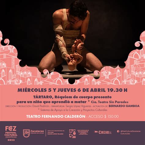 Programa Teatro Calder N Festival Cultural Zacatecas Fenaza