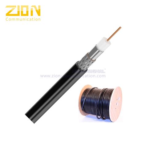 Non Plenum CM Dual RG6 Quad Shield Coaxial Cable 18 AWG CCS Conductor