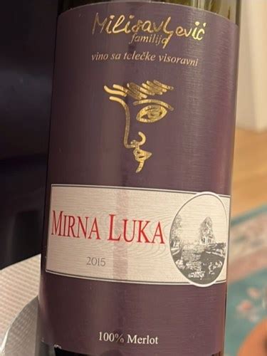 Milisavljević Mirna Luka Merlot Vivino Canada