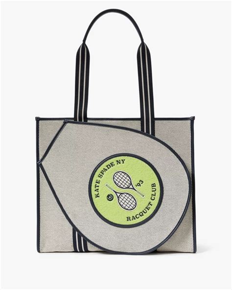 Grand Slam Tennis Racket Tote Bag Kate Spade Outlet Kate Spade De