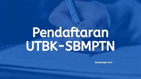 Pendaftaran Utbk Dan Sbmptn 2021 Jadwal Biaya Syarat