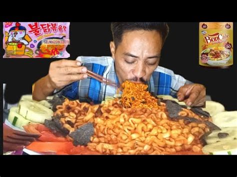 Ngeri Pedesnya Asmr Mie Samyang Buldak Carbo Boncabe Lv