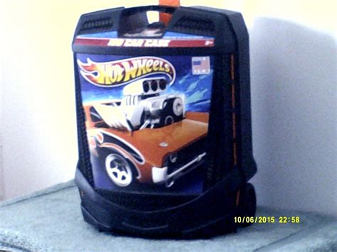 Tara Hot Wheels 100 Portable Storage Rolling Wheel Car Hard Case Black Age 3 1903034626