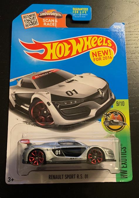 Hot Wheels Renault Sport R S 01 Silver With Black Red Decals 2016 Hw