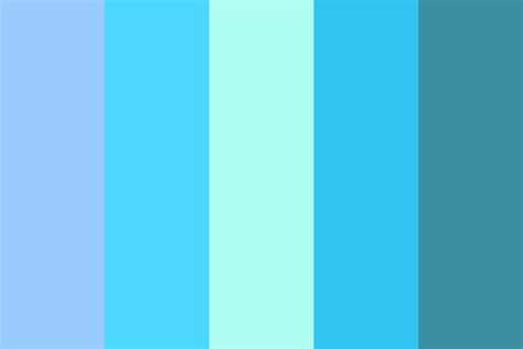 Many Blues Color Palette