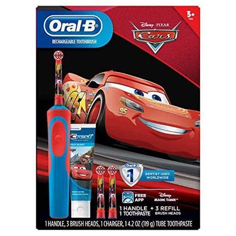 Oral B Stages Vitality Kids Disney Pixars Cars Rechargeable Electric