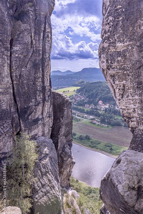 Bastei czyli baszta formacja skalna stanowiąca jedną z