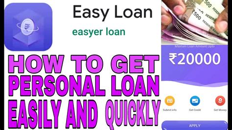 How To Apply Personal Loan Easily Through Easy Loan App Youtube