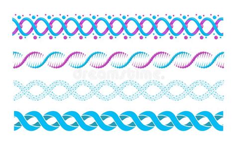 Spirale Di Dna Struttura A Spirale Torta O Elicoidale Di Cellule