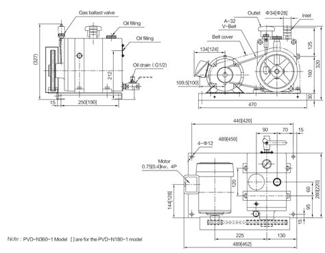 PVD Series Oil Sealed Rotary Vacuum Pump Ulvac Ningbo Co Ltd