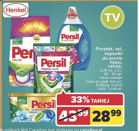 Kapusłki do prania color deep clean plus active fresh Persil discs