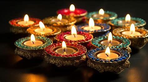 Premium AI Image | Exquisite Diyas for Diwali Decoration