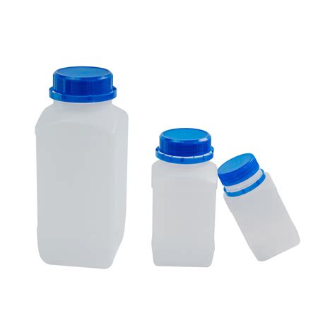 Lab Plasticware Chemical Wide Mouth Sample Liquid Storage Container