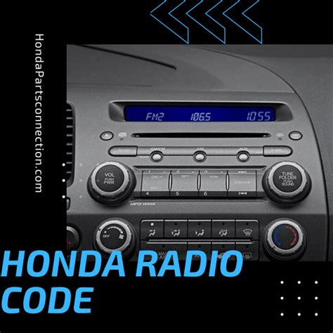 Honda Radio Code Lookup