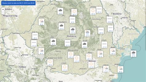 Anm Prognoza Meteo Ger N Rom Nia Harta Temperaturilor Din Ar Dcnews