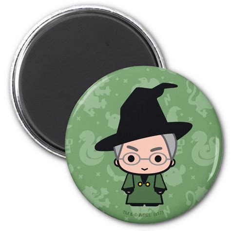 Professor Mcgonagall Cartoon Character Art Magnet Zazzle Character