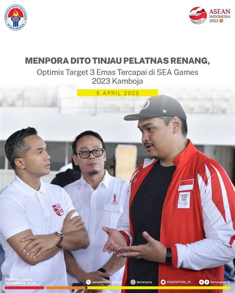 KEMENPORA RI On Twitter Kehadiran Menpora Dito Ariotedjo Ke Pelatnas