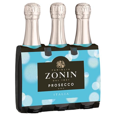 Zonin Prosecco Doc Mini Pack Sparkling Wine Ml