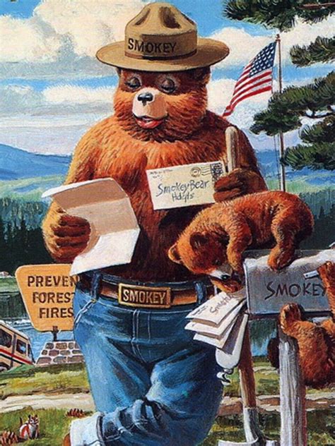 Smokey The Bear Vintage Advertisements 8 5x11 Glossy Photo Print Ebay