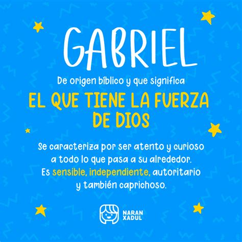 Significado Del Nombre Gabriel